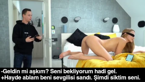 Ablamı gözleri bağlı domalık bir pozisyonda yakalayınca affetmedim soktum
